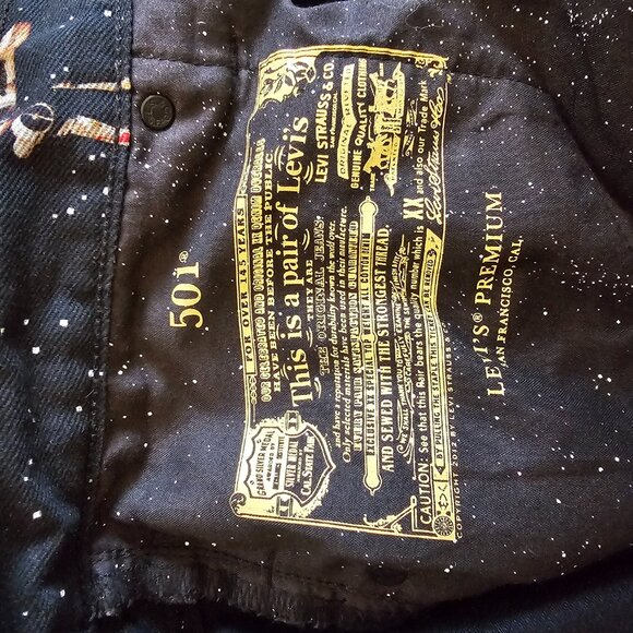 LEVI'S® X STAR WARS TRUCKER Galaxy Women's Pants - Picture 5 of 6